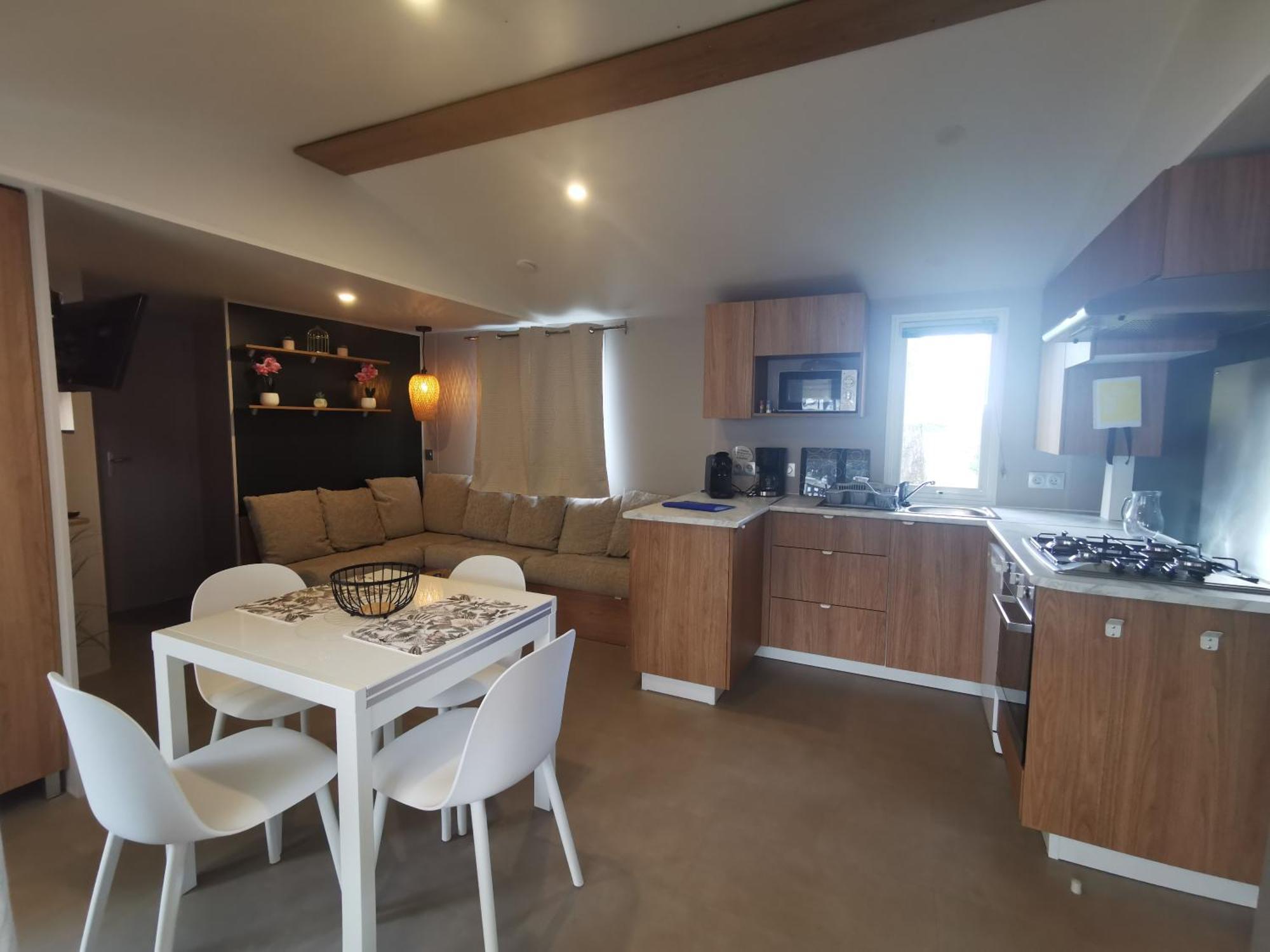 Mobilhome Vue Ocean La Costa Breizha 퀴베론 외부 사진