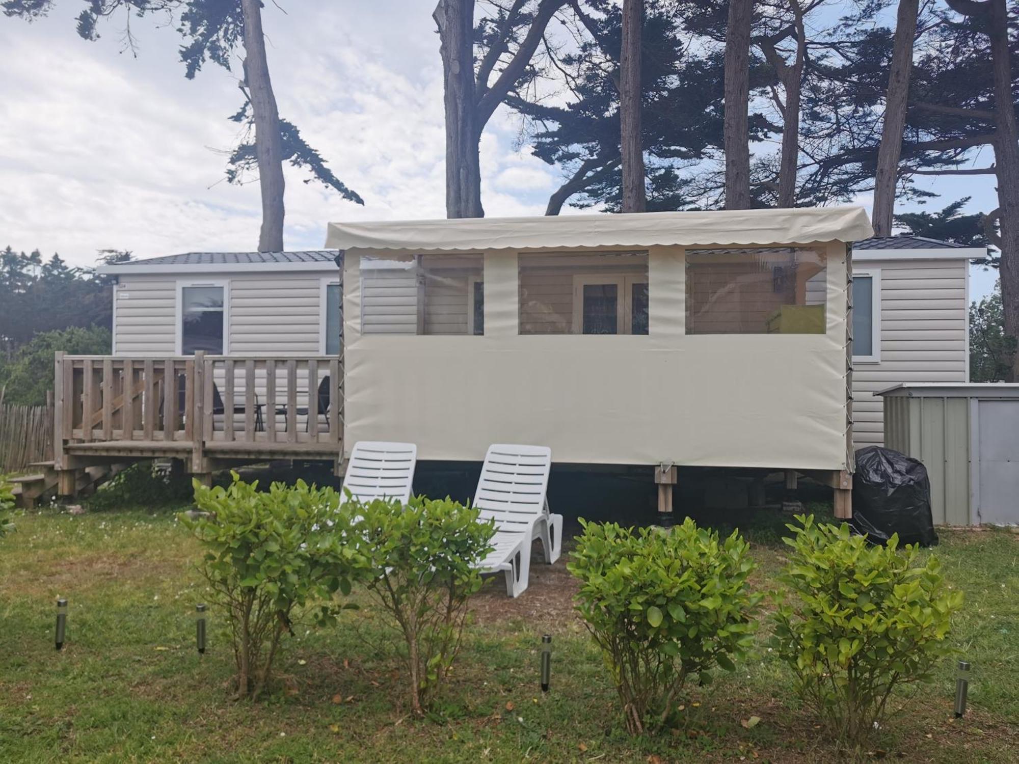 Mobilhome Vue Ocean La Costa Breizha 퀴베론 외부 사진