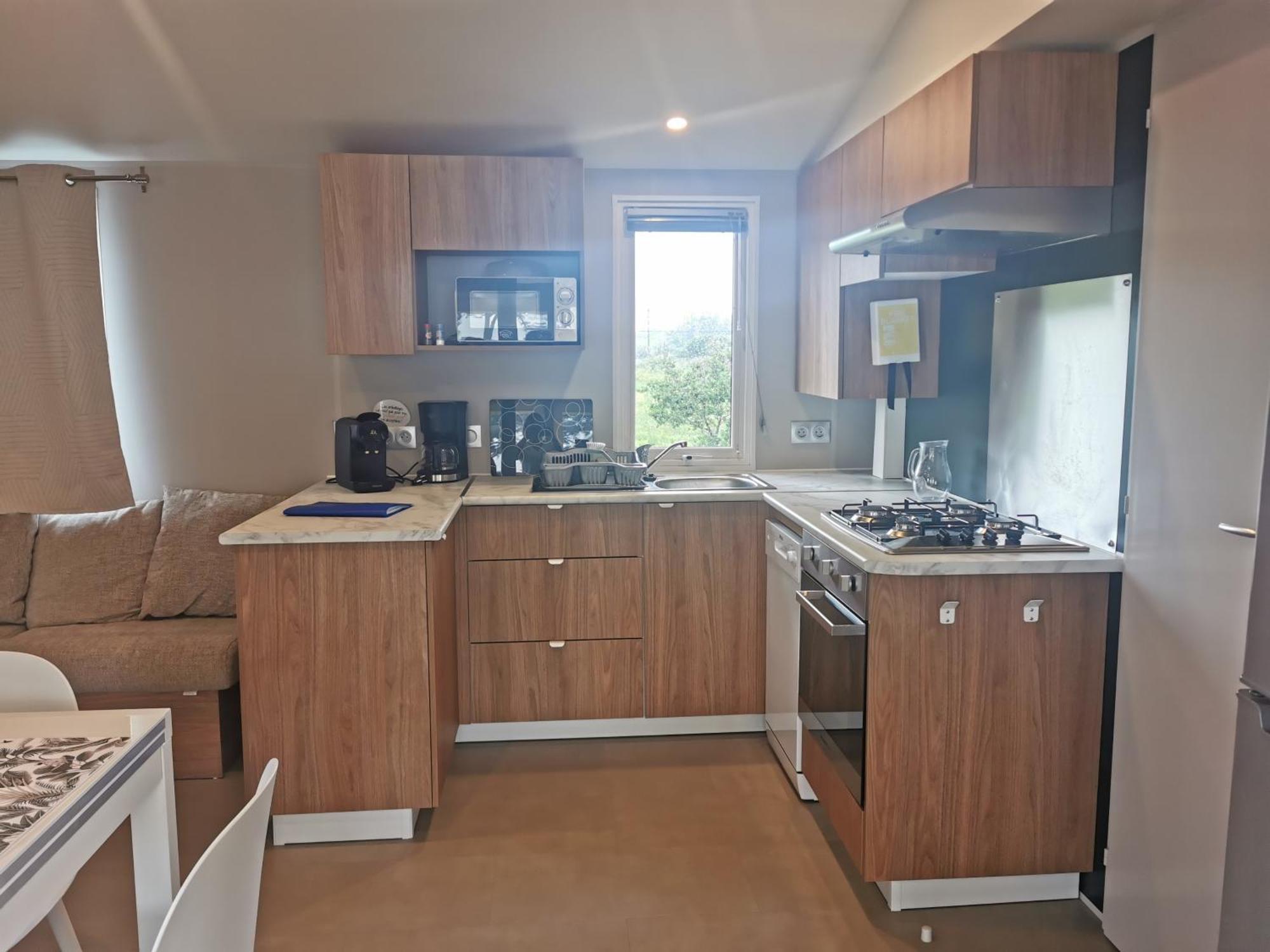 Mobilhome Vue Ocean La Costa Breizha 퀴베론 외부 사진