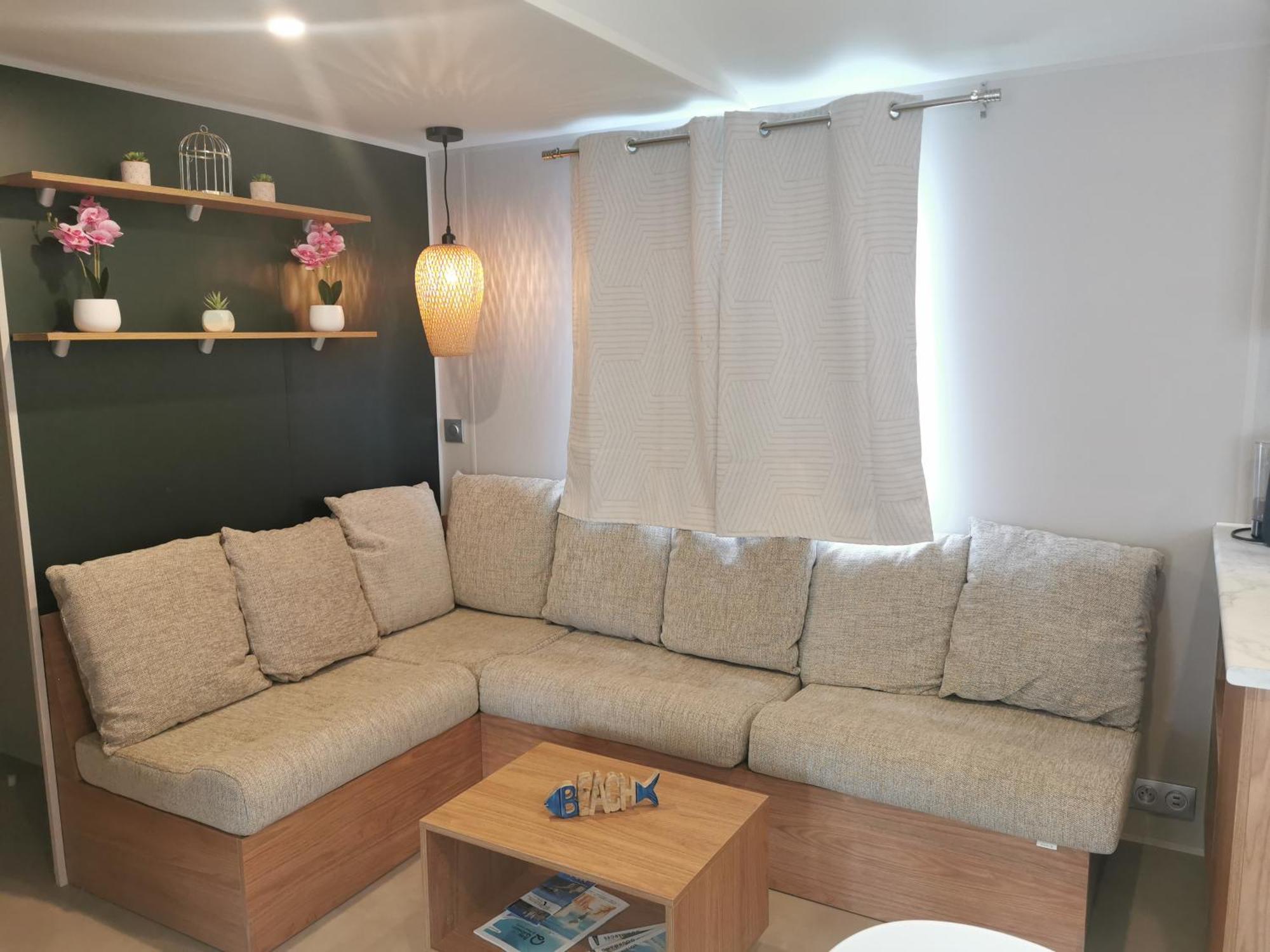 Mobilhome Vue Ocean La Costa Breizha 퀴베론 외부 사진